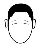 额头二