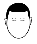 额头四